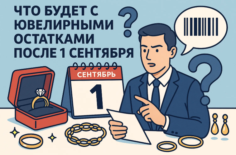 Что будет с ювелирными остатками после 1 сентября?