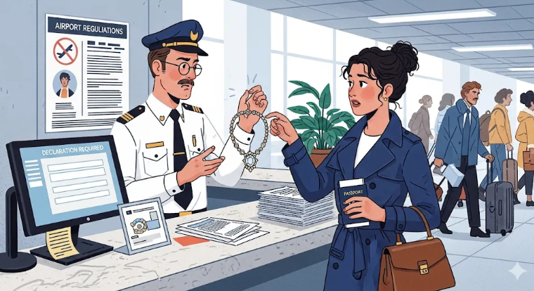 Как правильно перевозить драгоценности через границу?