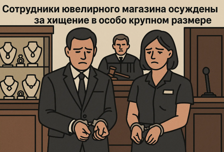 Сотрудники ювелирного магазина осуждены за хищение в особо крупном размере
