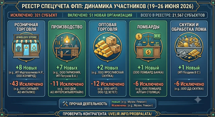 РЕЕСТР СПЕЦУЧЕТА (19–26 июня 2026)