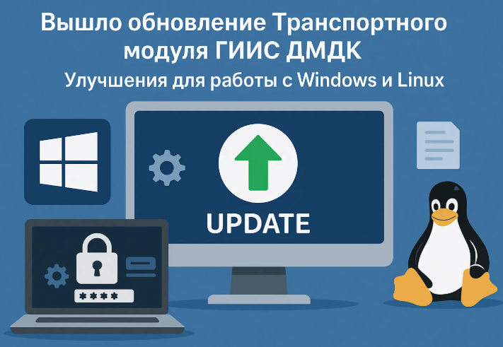 Вышло обновление Транспортного модуля ГИИС ДМДК