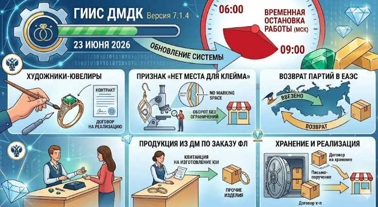 23 июня ГИИС ДМДК обновится до версии 7.1.4: работа портала будет временно приостановлена