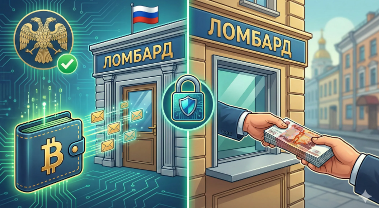 Российские ломбарды начнут выдавать займы под залог криптовалюты