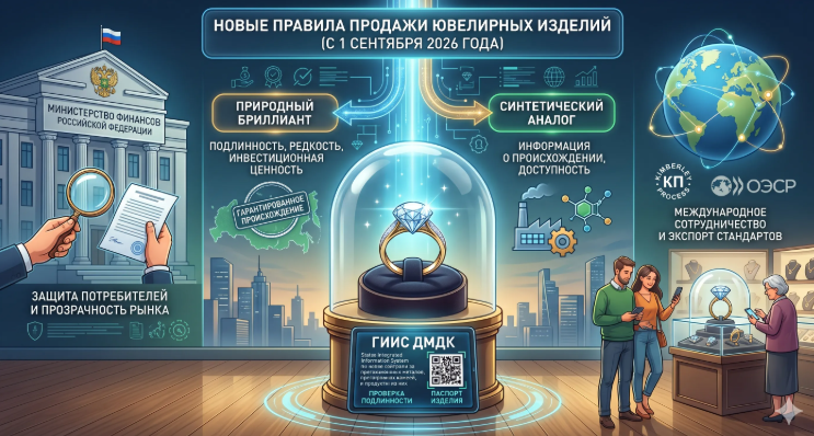 Минфин РФ раскрыл детали новых правил продажи ювелирных изделий