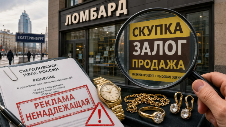 Свердловское УФАС признало рекламу «Первого выездного ломбарда» ненадлежащей