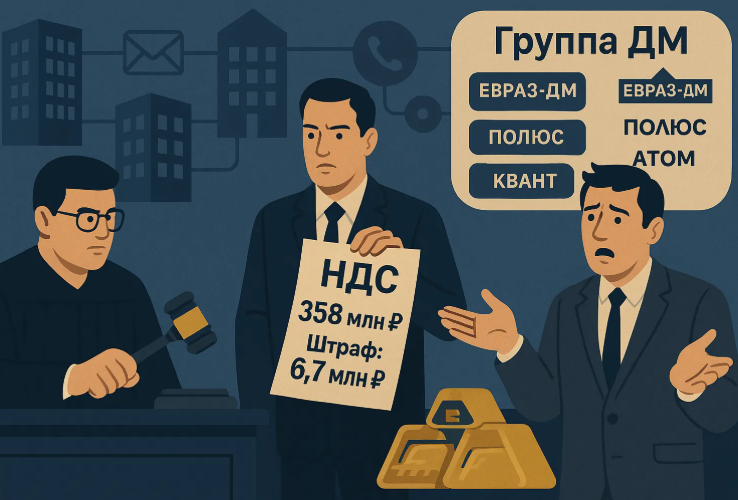 Арбитражный суд подтвердил законность доначисления НДС и штрафов ИП за схему «дробления бизнеса» в сфере оборота драгметаллов