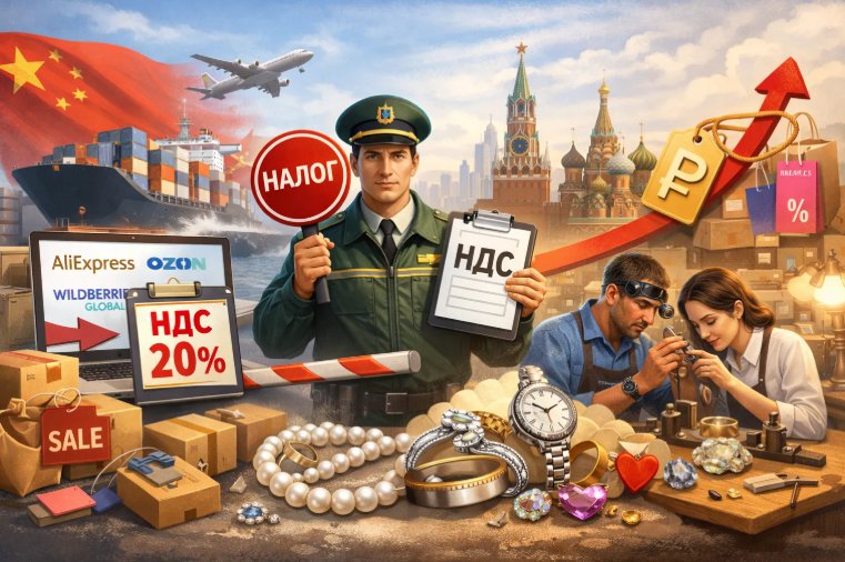 Как введение НДС на товары из Китая перекроит российский рынок и что ждать ювелирам