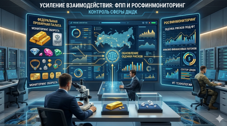 Росфинмониторинг и Федеральная пробирная палата усиливают сотрудничество