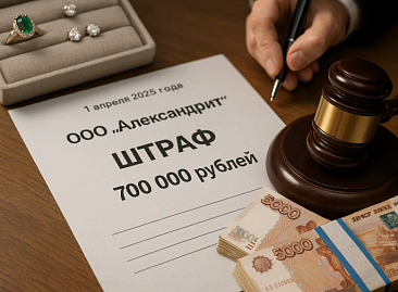 Ювелирная компания оштрафована на 700 тысяч рублей за препятствование проверке по ПОД/ФТ