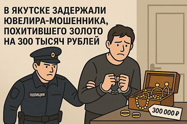 В Якутске задержали ювелира-мошенника, похитившего золото на 300 тысяч рублей