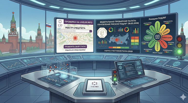 Федеральная пробирная палата обновила уровни риска по ПОД/ФТ