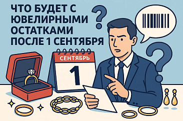 Что будет с ювелирными остатками после 1 сентября?